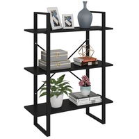 Book Cabinet Black 80x30x105 cm Engineered Wood vidaXL
