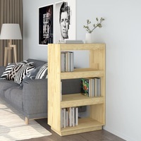 Book Cabinet/Room Divider 60x35x103 cm Solid Pinewood vidaXL