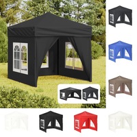 Folding Party Tent with Sidewalls Canopy Gazebo Sunshade Sun Shelter vidaXL