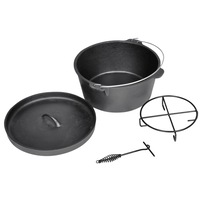 Dutch Oven cooking pot 9QT vidaXL