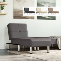 Chaise Longue Reclining Chair Upholstered Lounge Sofa Faux Leather vidaXL
