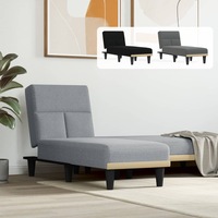 Chaise Longue Reclining Chair Upholstered Lounge Sofa Settee Fabric vidaXL