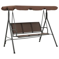 Coffee Garden Swing Bench vidaXL