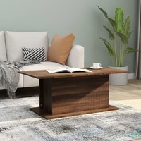 Coffee Table Brown Oak 102x55.5x40 cm Engineered Wood vidaXL