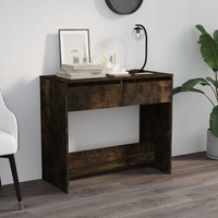 Console Table Smoked Oak 89x41x76.5 cm Engineered Wood vidaXL