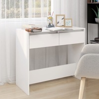 Console Table White 89x41x76.5 cm Engineered Wood vidaXL