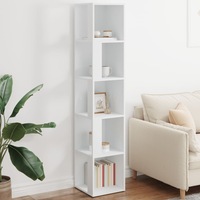 Corner Cabinet White 33x33x164.5 cm Engineered Wood vidaXL