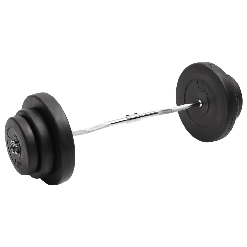 Curl Barbell with Plates 60 kg vidaXL Australia