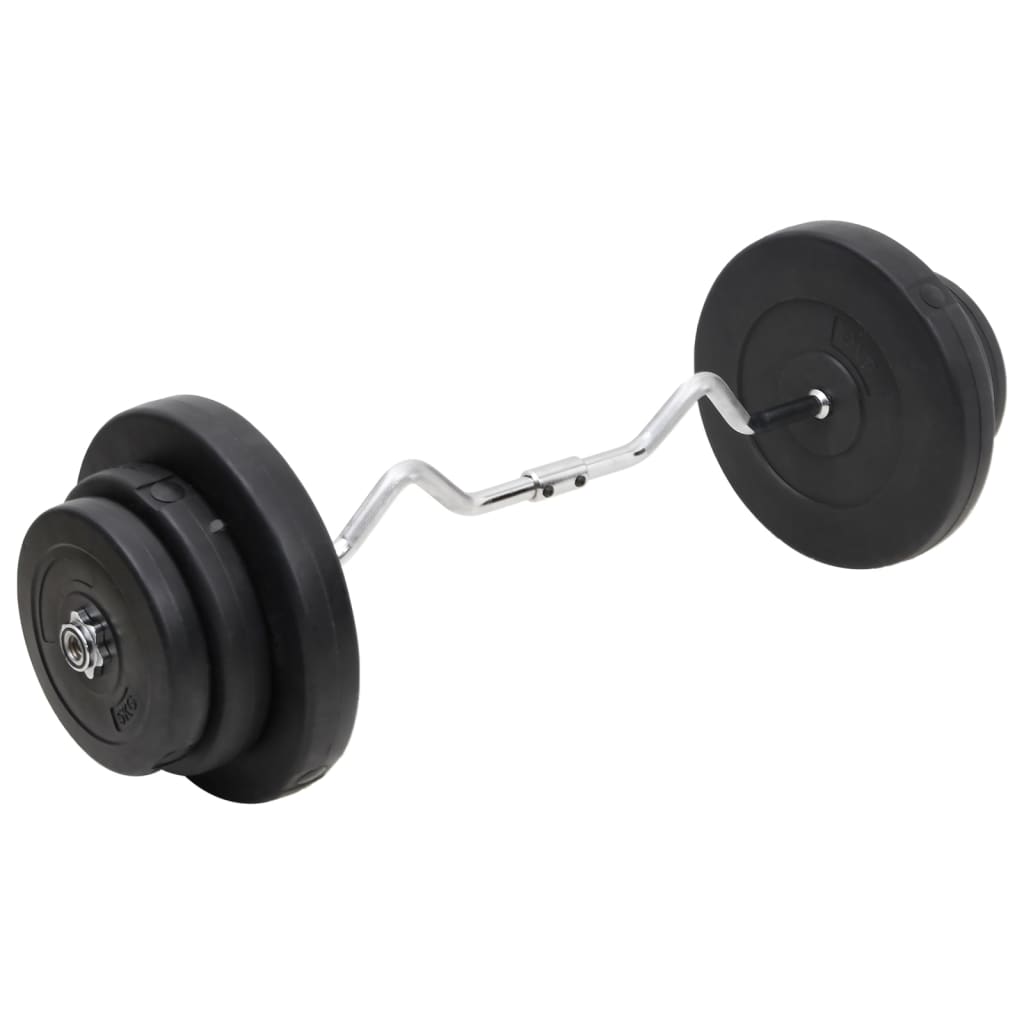 Curl Barbell with Plates 60 kg vidaXL Australia