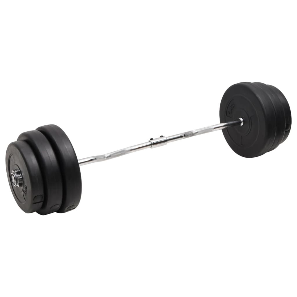 Curl Barbell with Plates 90 kg vidaXL Australia