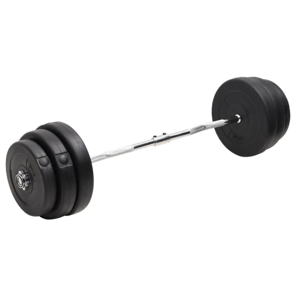 Curl Barbell with Plates 90 kg vidaXL Australia