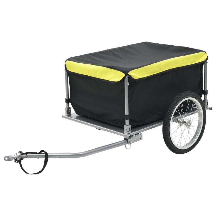 Remorque Pour Velo HOMCOM Folding Cargo In Steel Frame Extra