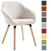 Dining Chairs Lounge Side Chair Dining Room Kitchen Seating Fabric vidaXL
