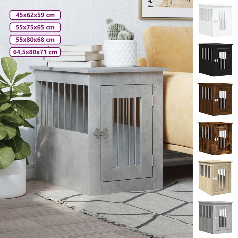 Buy Dog Crate Furniture Dog Kennel Animal House Pet Cage Engineered