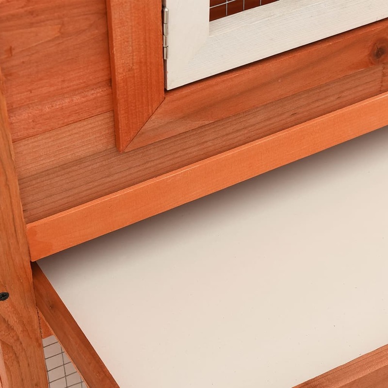 Buy Outdoor Large Rabbit Hutch House Pet Cage Double House MyDeal