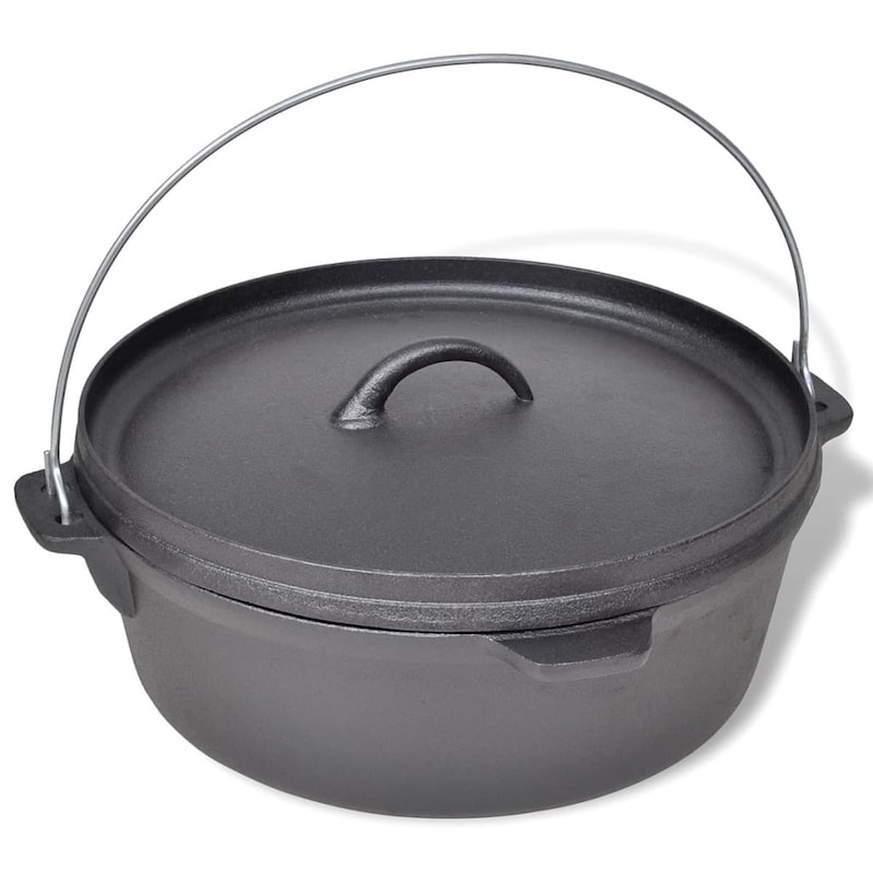 vidaXL Dutch Oven 5.6L including Accessories Fireplace Motorhome ...