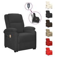 Lift Chair Massage Chair Lift Recliner Chair Armchair Faux Leather vidaXL