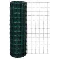 Euro Fence Steel 25x1.2 m Green vidaXL
