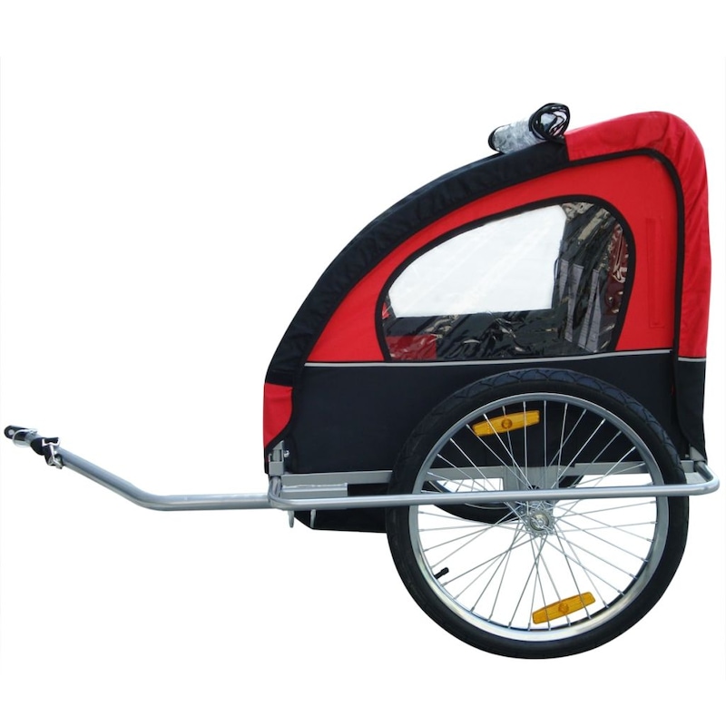 Kids Bike Trailer Child Bicycle Pram Stroller Children Jogger Cart Foldable Red Buy Bike