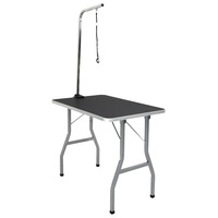 Bath Grooming Table for Dogs Cats Pets Adjustable 1 Loop vidaXL