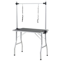 Bath Grooming Table for Dogs 2 Loops vidaXL