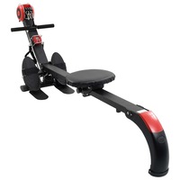Folding Rowing Machine Adjustable Resistance vidaXL