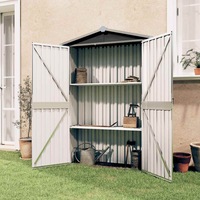 Garden Shed Anthracite 116x45x175 cm Galvanised Steel vidaXL
