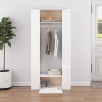 Hallway Cabinets 2 pcs White Engineered Wood vidaXL