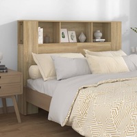 Headboard Cabinet Sonoma Oak 140 cm vidaXL