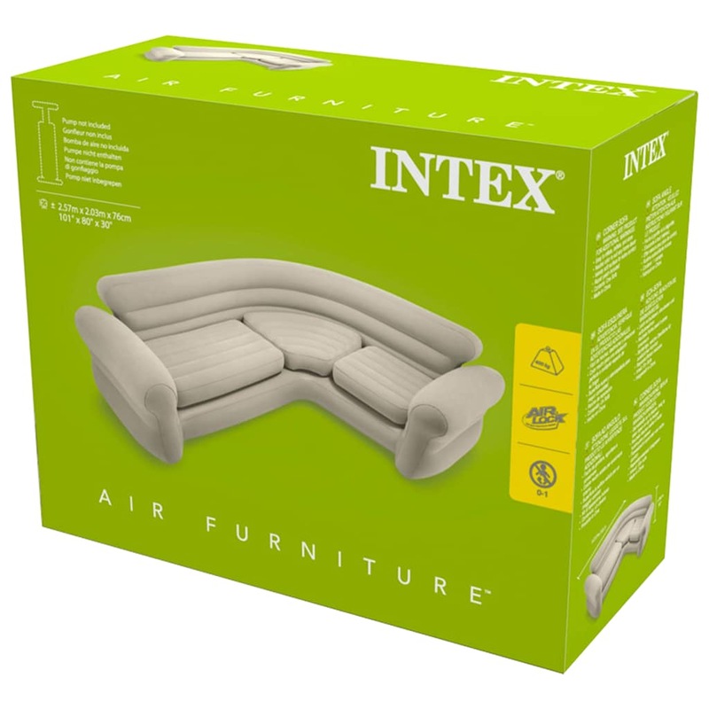Buy INTEX Inflatable Corner Sofa/Couch 257x203x76 cm MyDeal