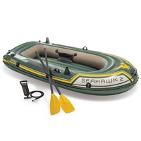 INTEX Seahawk 2 Set Inflatable Boat with Oars and Pump