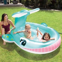 INTEX Whale Spray Pool 201x196x91 cm