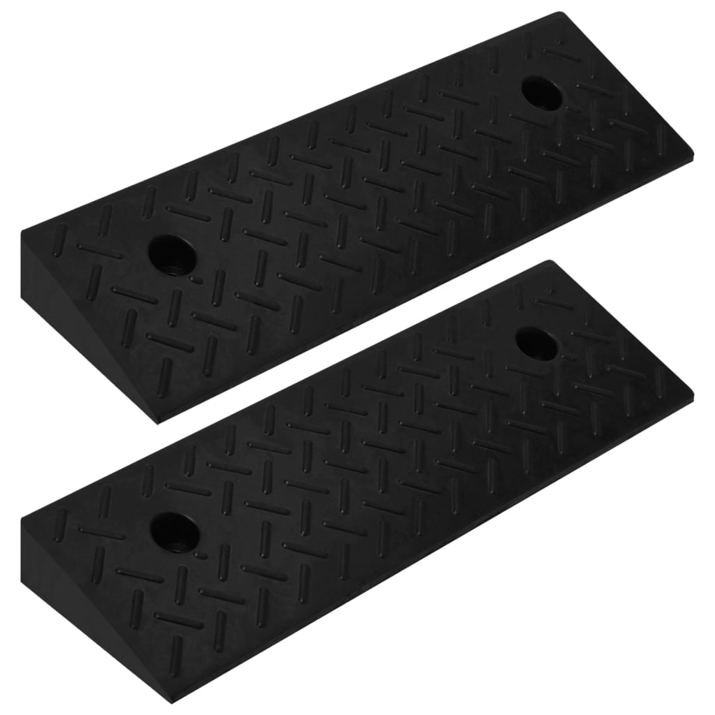 Kerb Ramps 2 pcs 50x17.5x5 cm RubbervidaXL vidaXL Australia