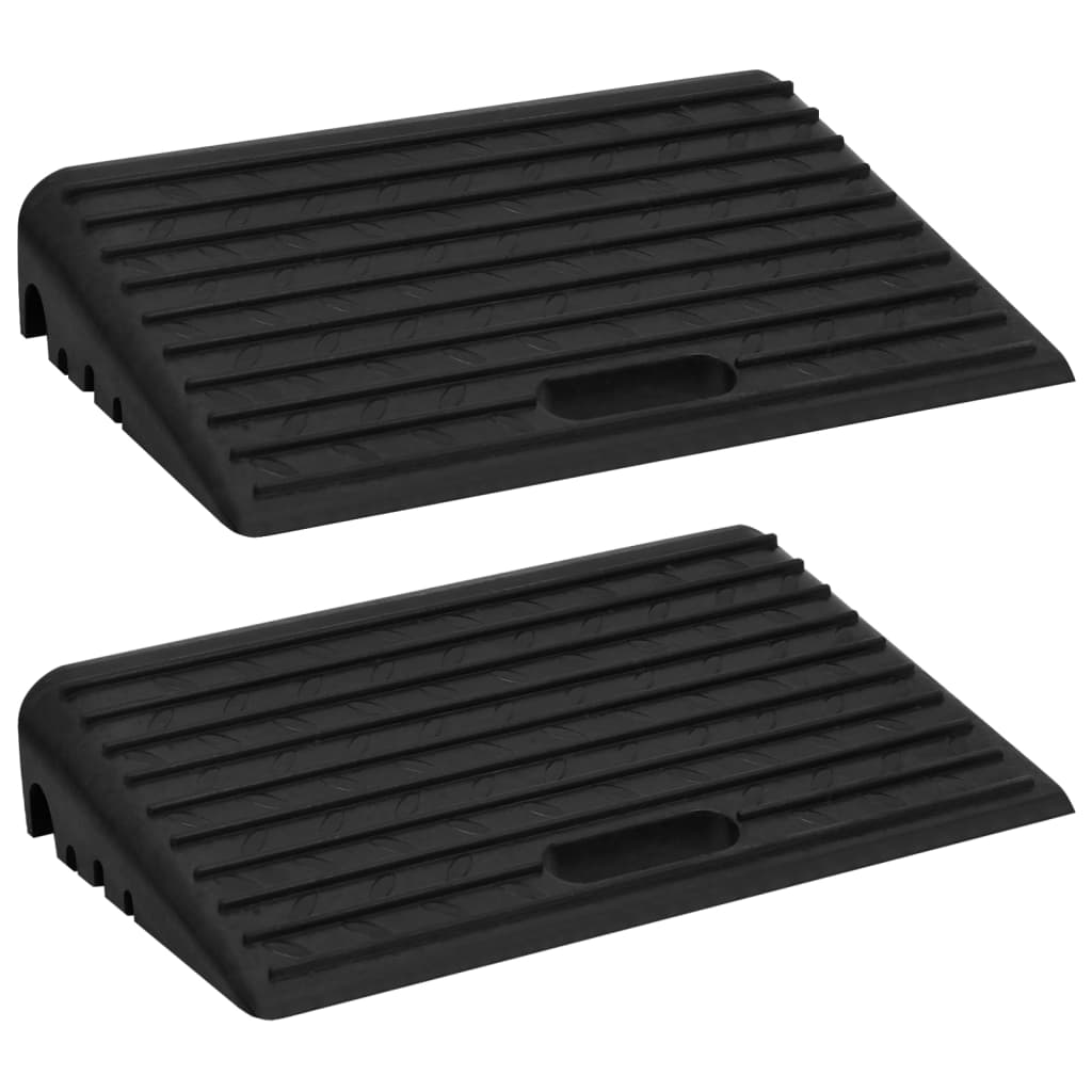 Kerb Ramps 2 pcs 50x30x11 cm RubbervidaXL vidaXL Australia
