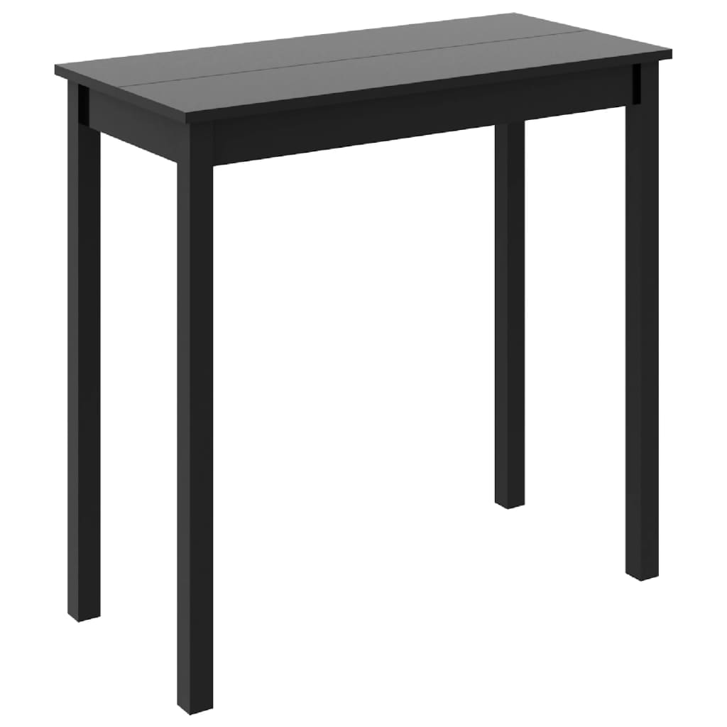 Bar Table MDF Black 115x55x107 cm vidaXL