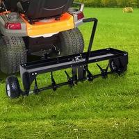 Lawn Aerator for Ride-on Mower 102 cm vidaXL