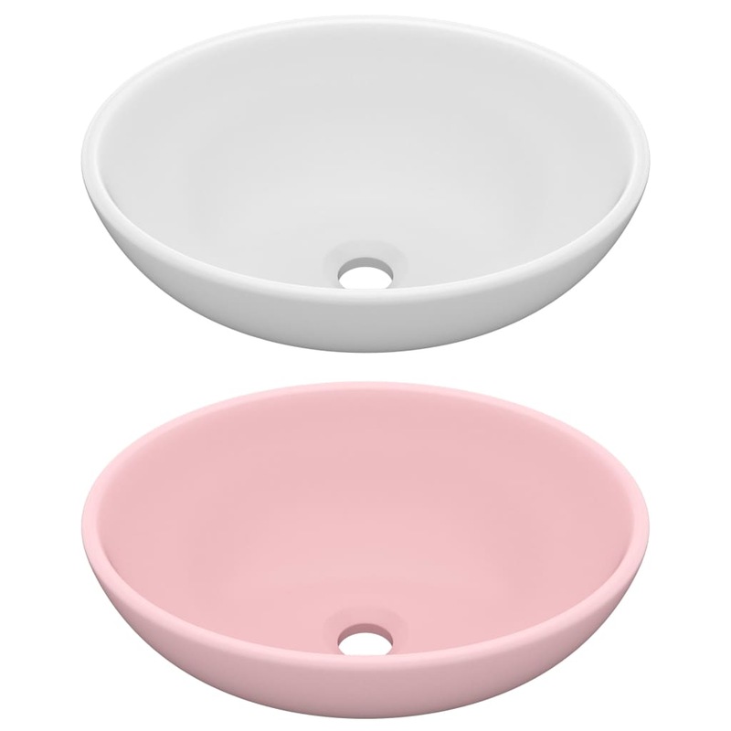 Buy Luxury Basin Ovalshaped Ceramic Bathroom Vanity Sink Multi Colours