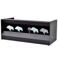 Magnetic Knockdown Pellet Catcher Shooting Target Wild Boar Design vidaXL