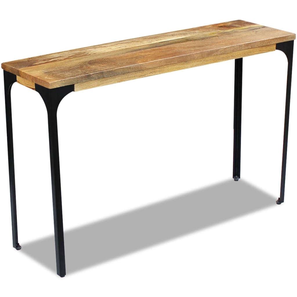 Console Table Mango Wood 120x35x76 cm vidaXL