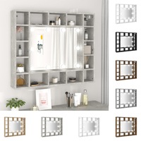 Mirror Cabinet with LED Bathroom Bedroom Wall Makeup Cosmetic Mirror vidaXL
