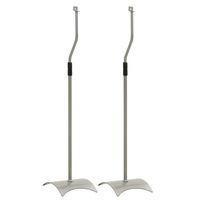 Universal Speaker Stand Silver 2 pcs vidaXL
