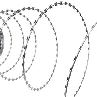 Razor Wire Helical Wire Roll Galvanised Steel 60 m vidaXL