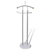 Valet Stand Coat Shirt Organiser Metal Frame vidaXL