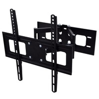 Double-armed Tilt Swivel Wall TV Bracket 3D 400x400mm 32"-55" vidaXL