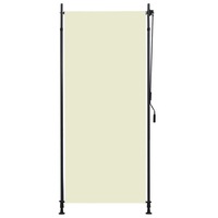 Outdoor Roller Blind 100x270 cm Cream vidaXL