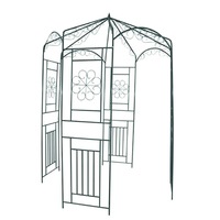 Garden Arch 250 cm Dark Green vidaXL