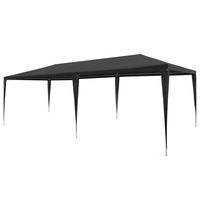 Party Tent 3x6 m PE Anthracite vidaXL