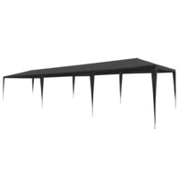 Party Tent 3x9 m PE Anthracite vidaXL