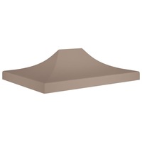 Party Tent Roof 4.5x3 m Taupe 270 g/m� vidaXL