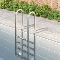 Pool Ladder Swimming Pool Ladder with Non-slip Step 304 Stainless Steel vidaXL